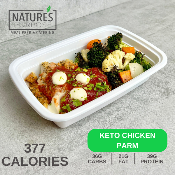 Keto Chicken Parm - Natures Purpose Meal Prep