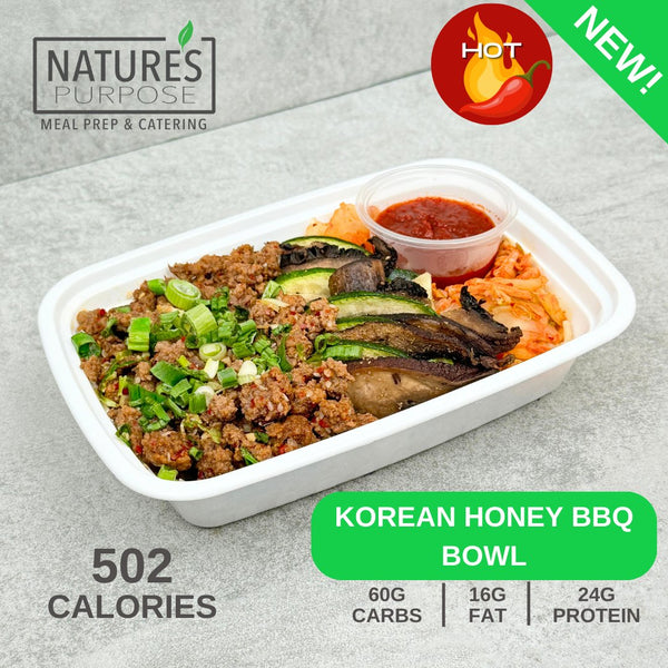 Korean Honey BBQ Bowl - Natures Purpose Meal Prep