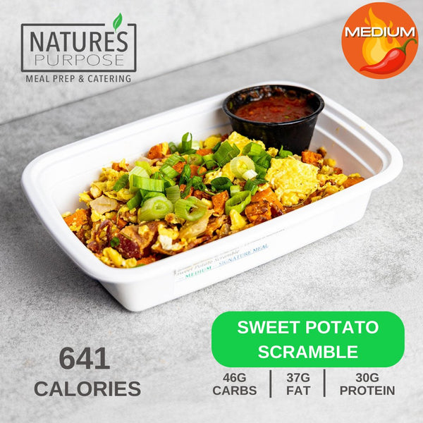 Sweet Potato Scramble - Natures Purpose Meal Prep