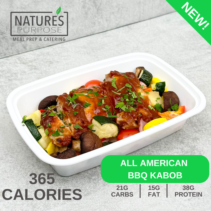 All American BBQ Kabob - Natures Purpose Meal Prep