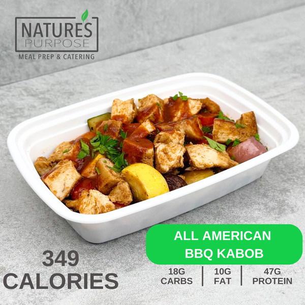All American BBQ Kabob - Natures Purpose Meal Prep
