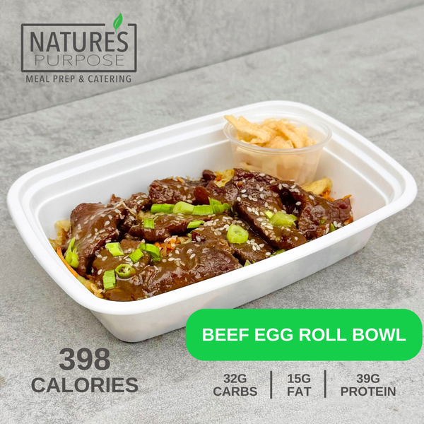 Beef Egg Roll Bowl - Natures Purpose Meal Prep