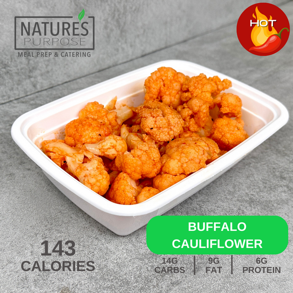 Buffalo Cauliflower - Natures Purpose Meal Prep
