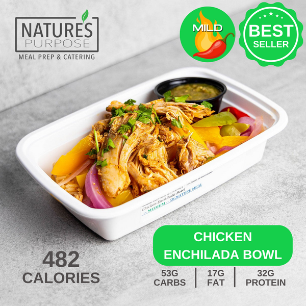 Chicken Enchilada Bowl - Natures Purpose Meal Prep
