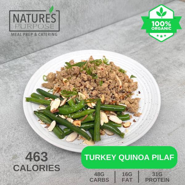 Organic Turkey Quinoa Pilaf