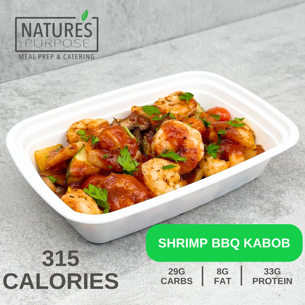 Shrimp BBQ Kabob - Natures Purpose Meal Prep