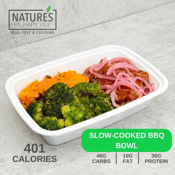 Slow-Cooked BBQ Bowl - Natures Purpose Meal Prep