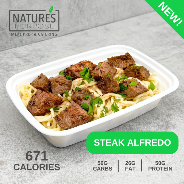 Steak Alfredo - Natures Purpose Meal Prep