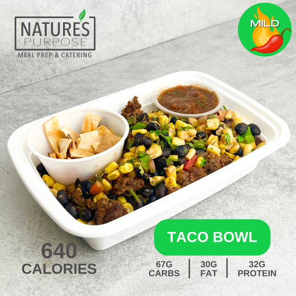 Taco Bowl - Natures Purpose Meal Prep