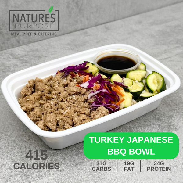 Turkey Japanese BBQ Bowl - Natures Purpose Meal Prep