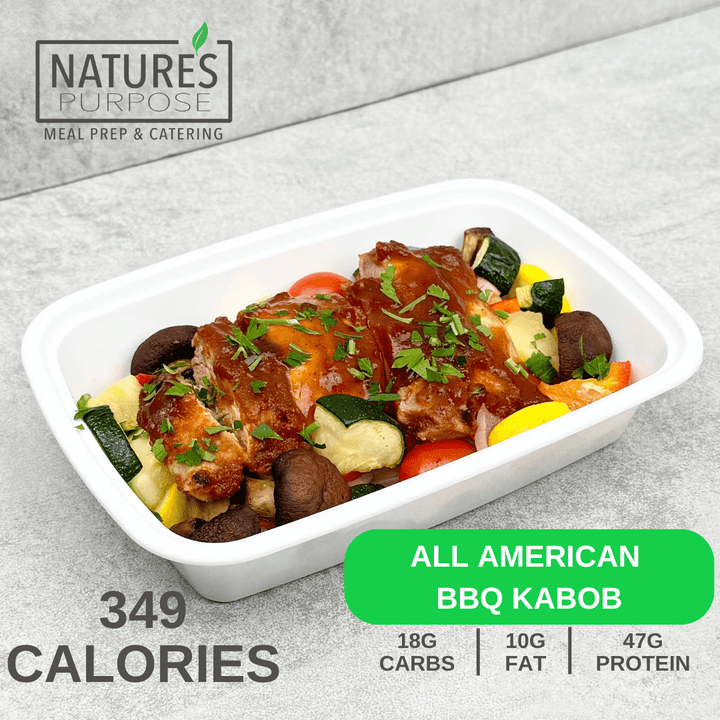 All American BBQ Kabob - Natures Purpose Meal Prep