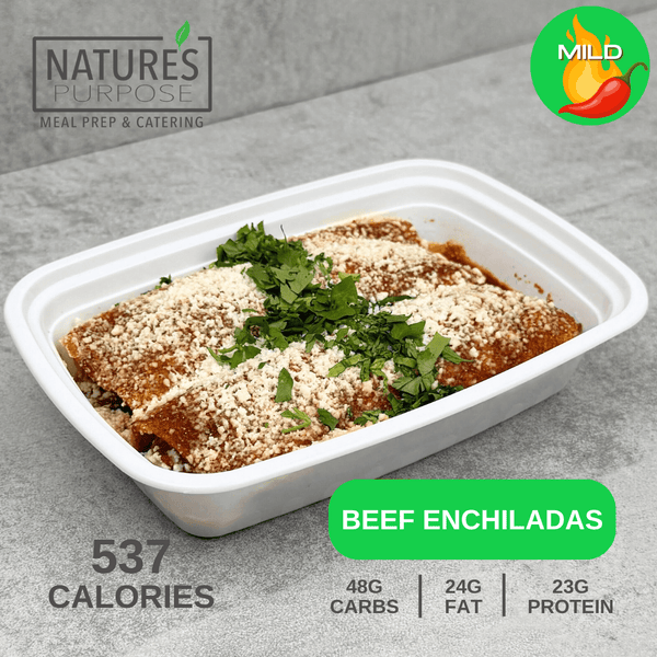 Beef Enchiladas - Natures Purpose Meal Prep