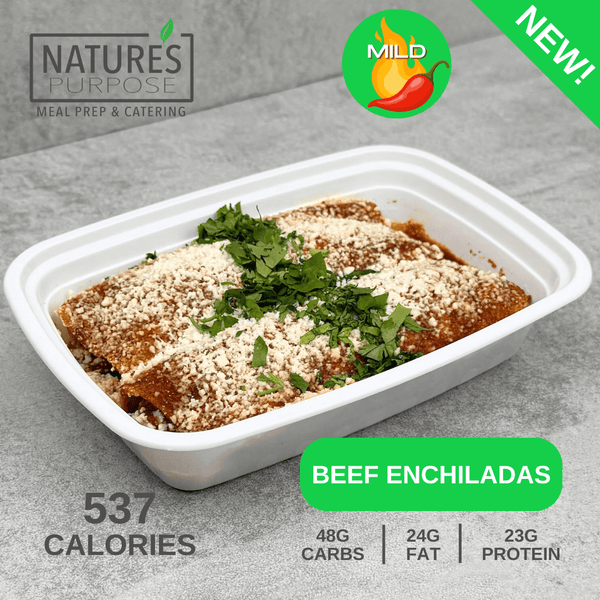 Beef Enchiladas - Natures Purpose Meal Prep