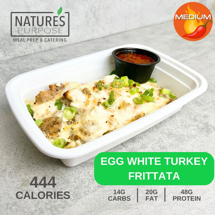 Egg White Turkey Frittata - Natures Purpose Meal Prep