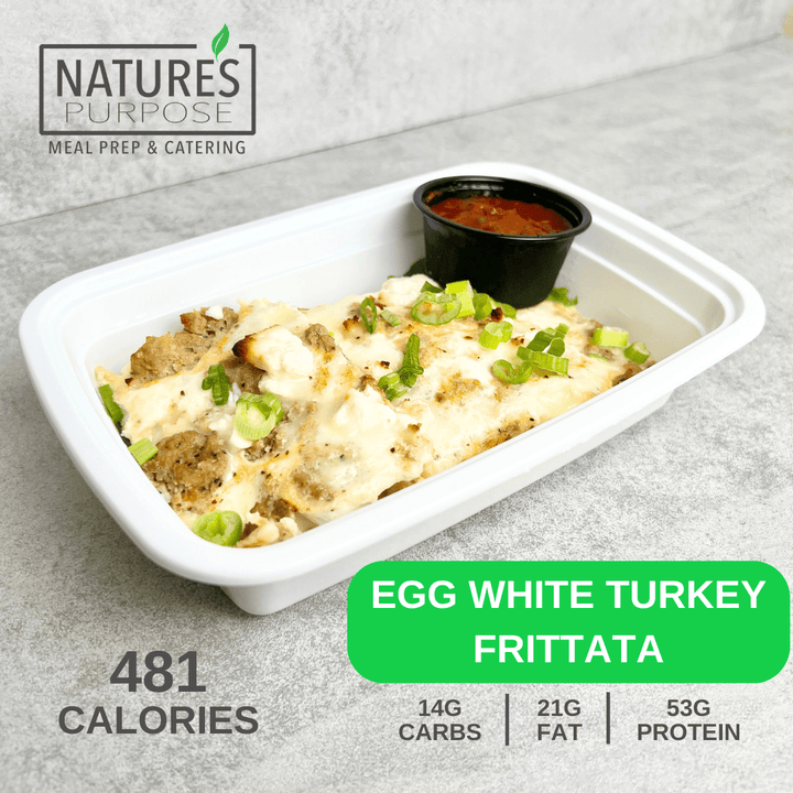 Egg White Turkey Frittata - Natures Purpose Meal Prep