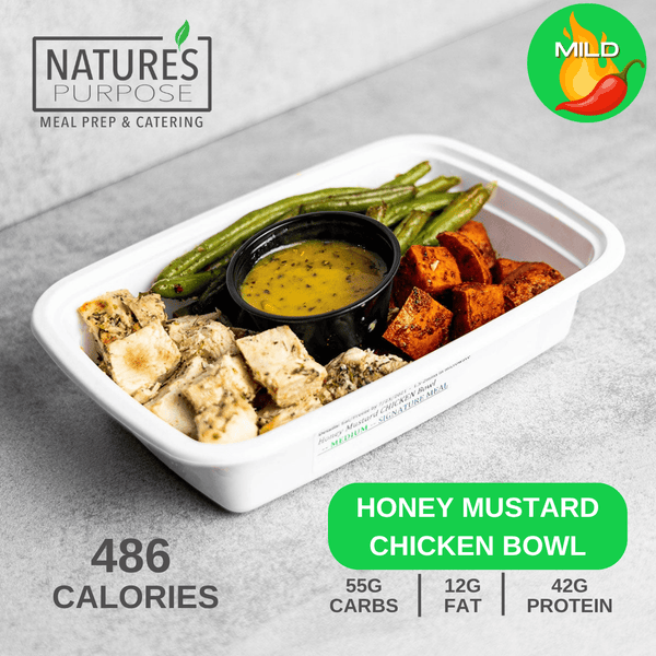 Honey Mustard Chicken Bowl - Natures Purpose Meal Prep
