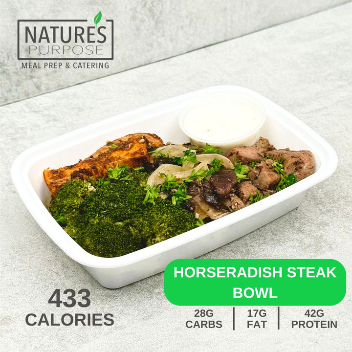 Horseradish Steak Bowl - Natures Purpose Meal Prep