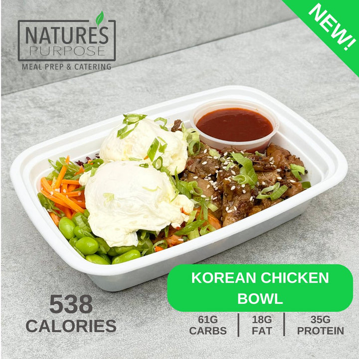 Korean Chicken Bowl - Natures Purpose Meal Prep