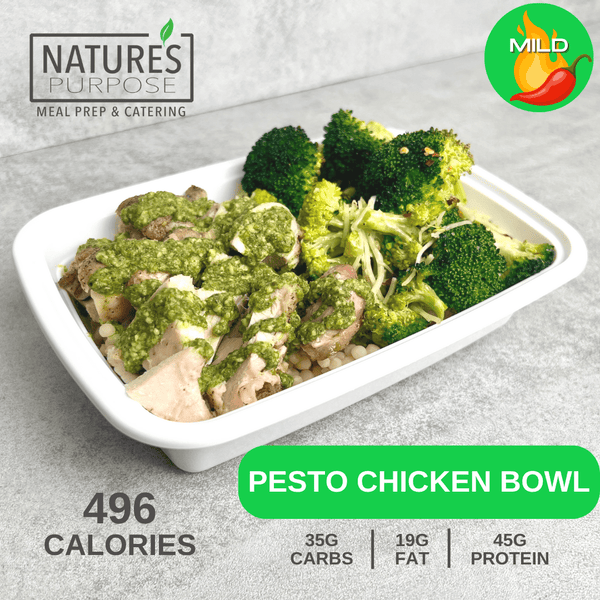 Pesto Chicken Bowl - Natures Purpose Meal Prep