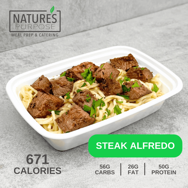 Steak Alfredo - Natures Purpose Meal Prep