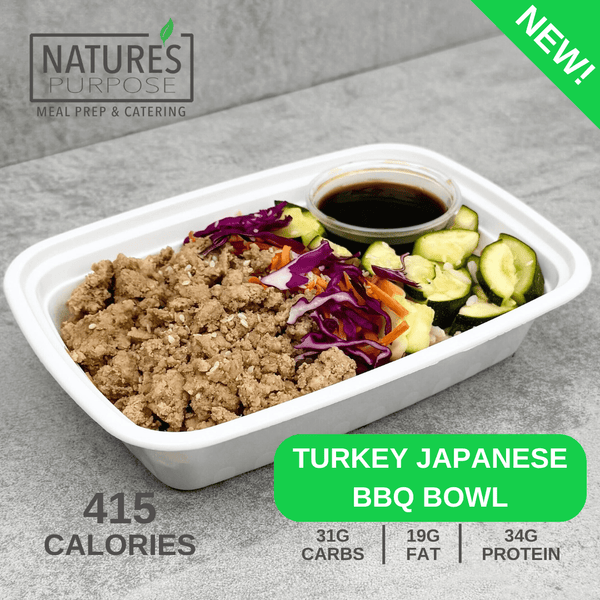 Turkey Japanese BBQ Bowl - Natures Purpose Meal Prep