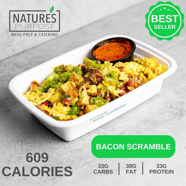 Bacon Scramble - Natures Purpose Meal Delivery