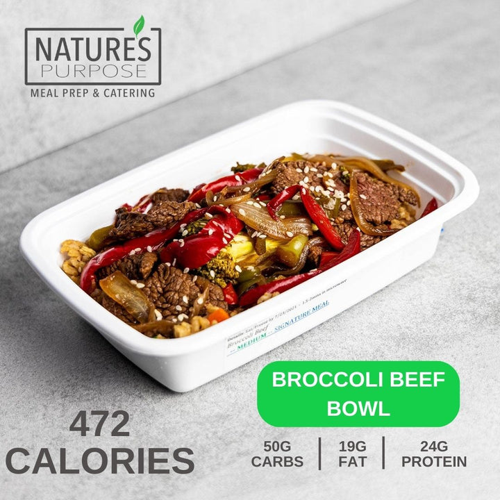Broccoli Beef - Natures Purpose Meal Delivery