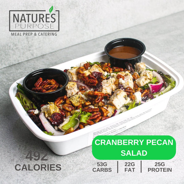 Cranberry Pecan Salad - Natures Purpose Meal Prep