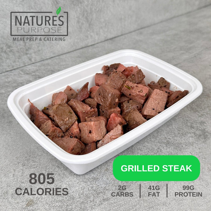 Grilled Steak - Natures Purpose Meal Prep