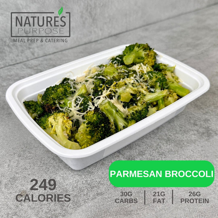 Parmesan Broccoli - Natures Purpose Meal Prep