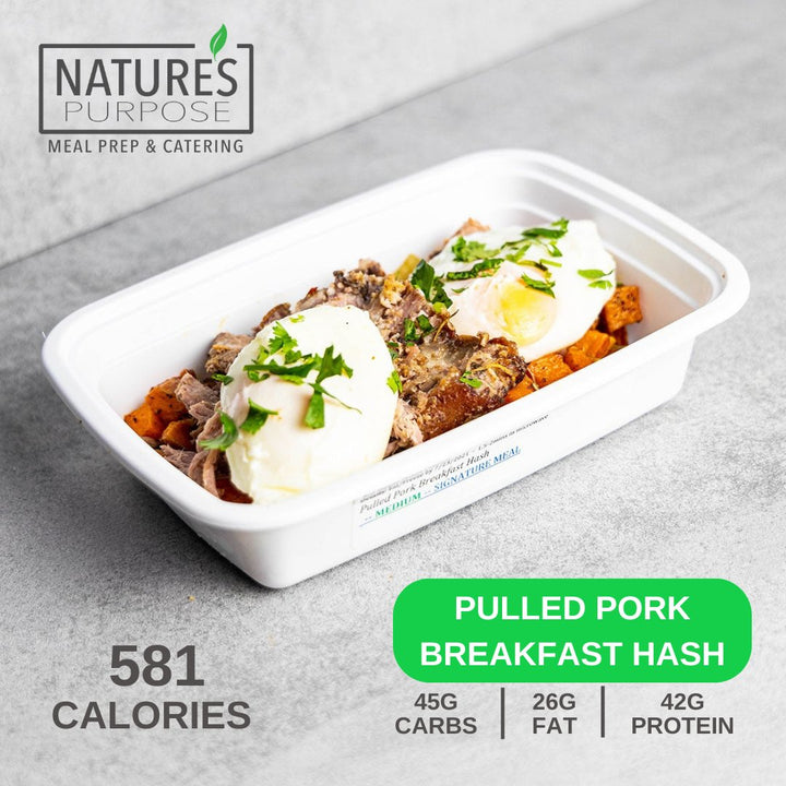 Pulled Pork Breakfast Hash - Natures Purpose Meal Prep