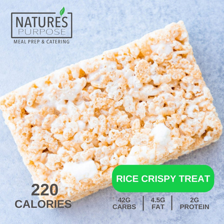 Rice Crispy Treat - Natures Purpose Meal Prep